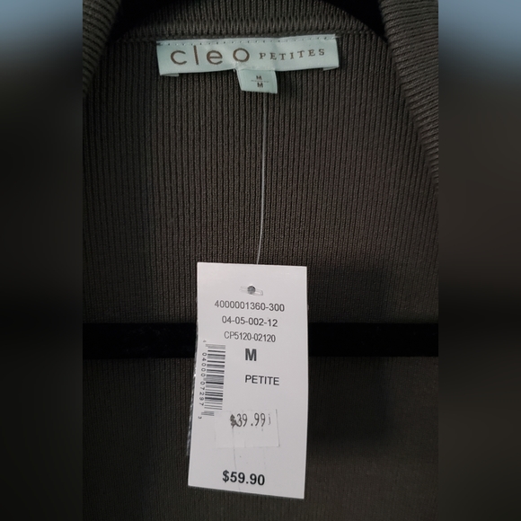 Cleo Pettites Beige Cardigan - Picture 3 of 4